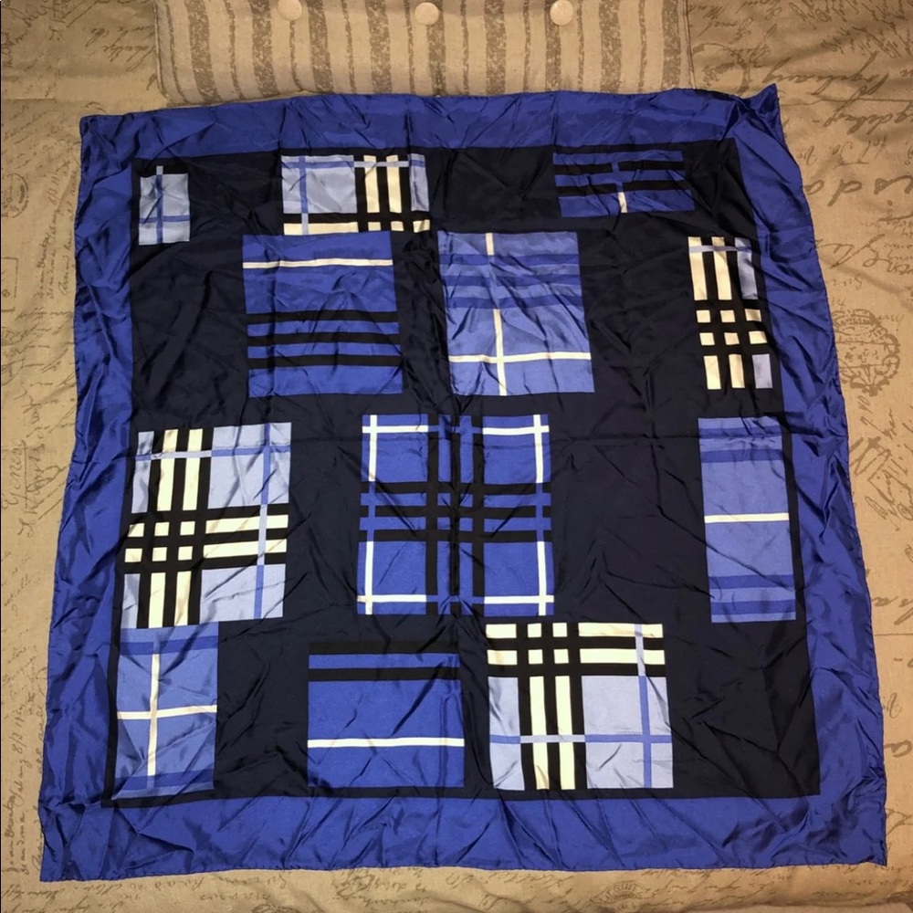 100% Silk Burberry Scarf